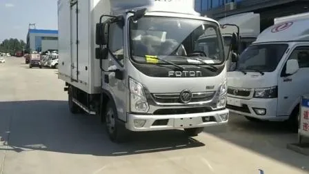 Foton 4-5トン生肉魚冷蔵フードトラック冷蔵庫タック